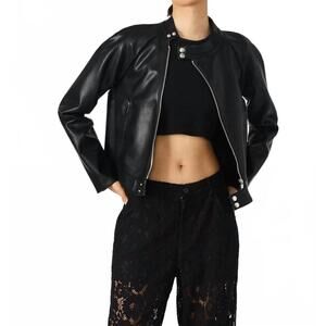 NEW STEVE MADDEN jett jacket in black